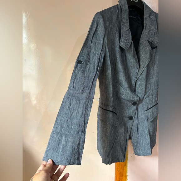 Anne Klein linen soft jacket. Size small. Used mildly - Picture 3 of 10